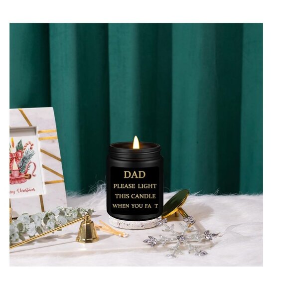 KYR Gifts for Dad Natural Soy Wax Lavender Scented Candle (7oz) - Picture 6 of 6